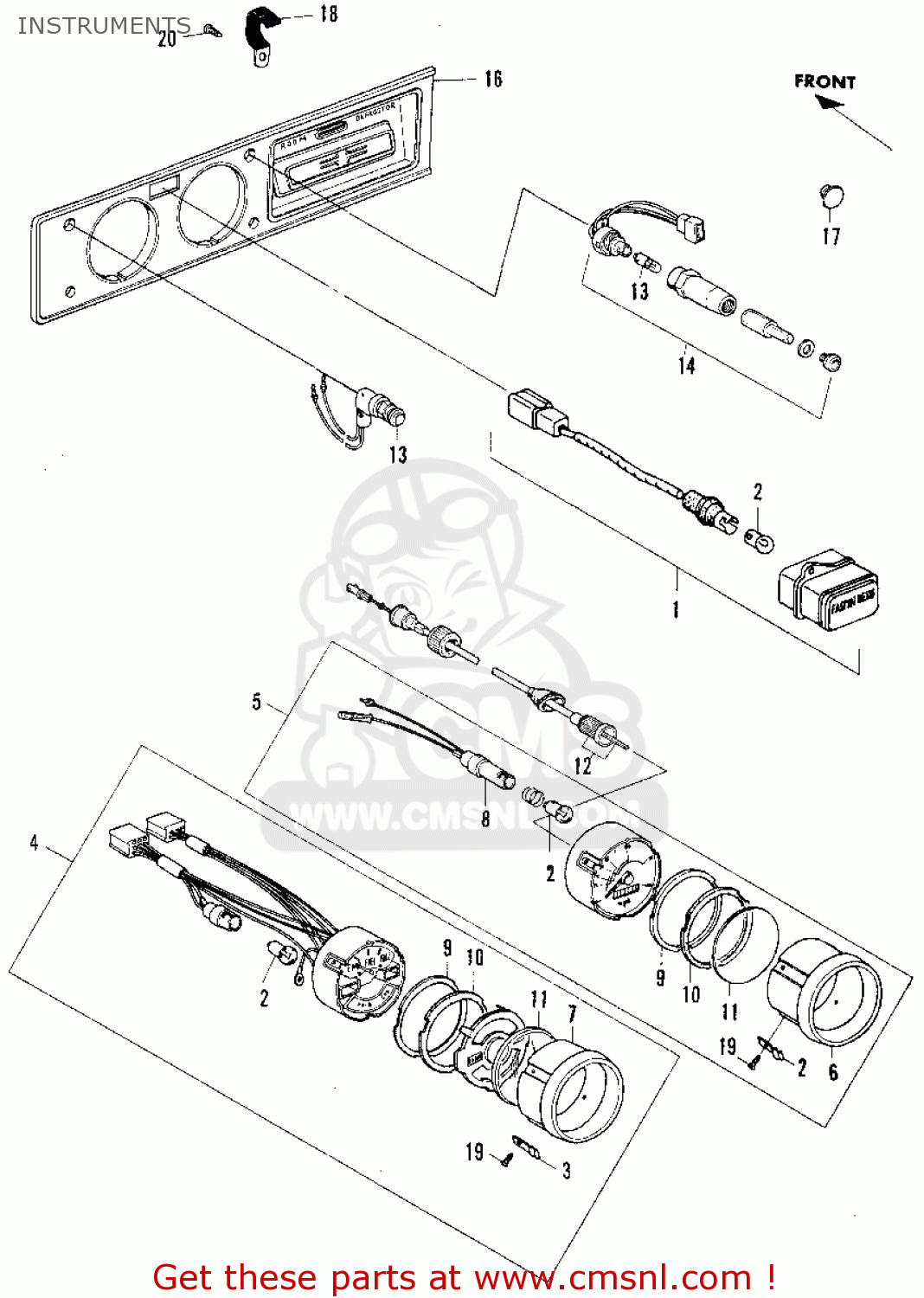 66211580673 Console, Instrument Honda buy the 66211580673 at CMSNL