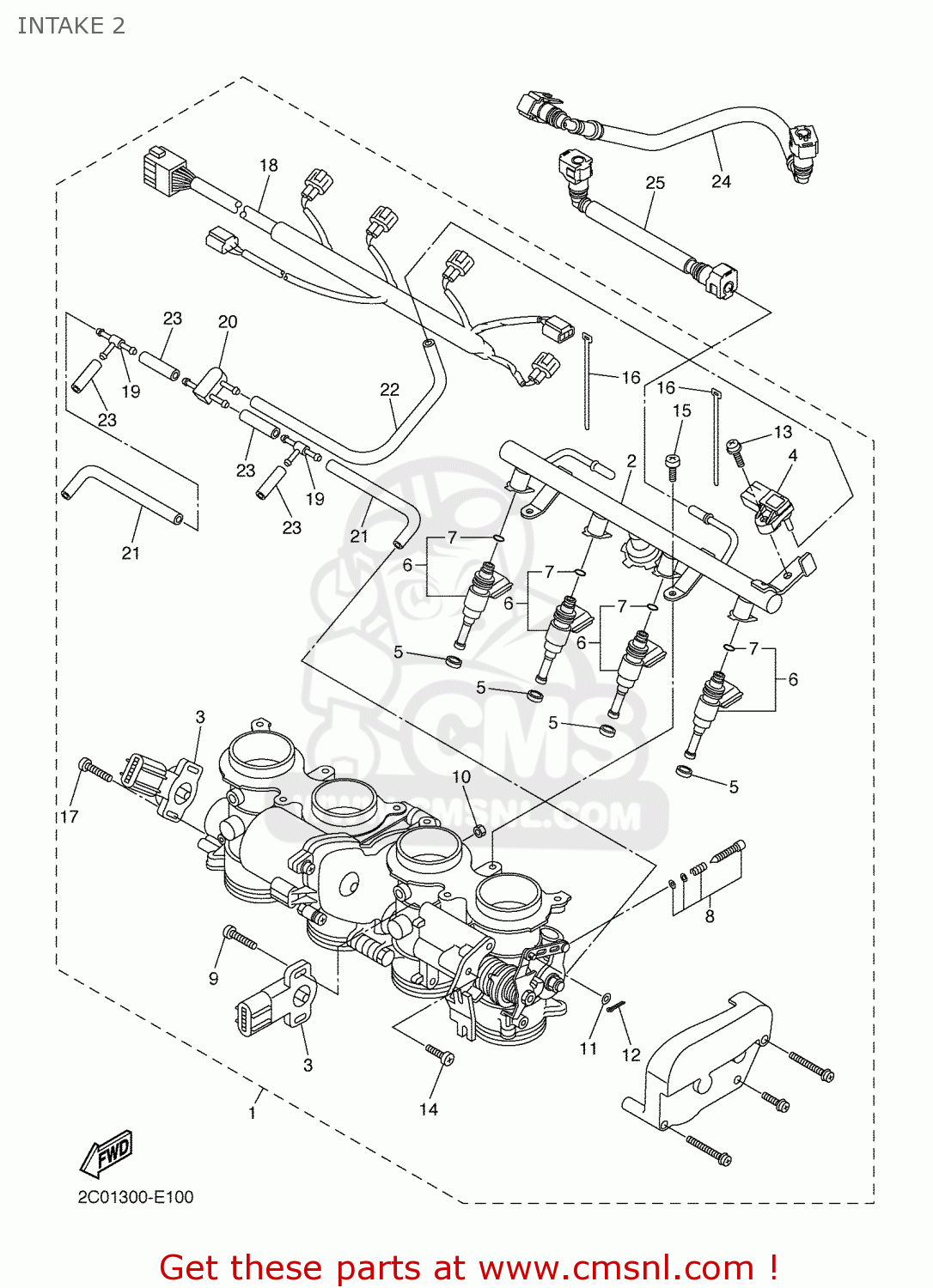 SENSOR, PRESSURE for YZFR6 2016 2CXM EUROPE 1R2CX300E1 order at CMSNL