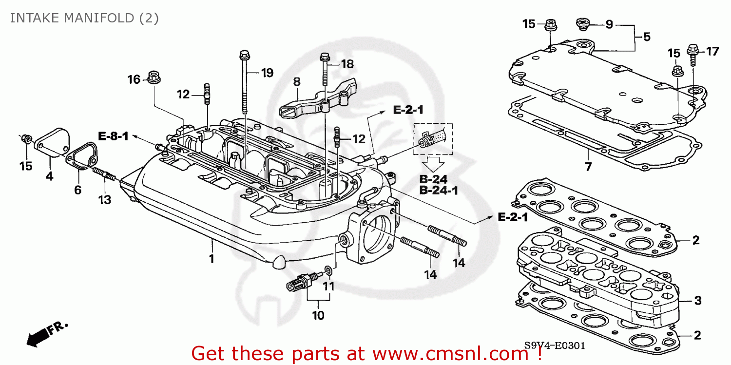 17100rcaa51: Manifold,in Honda - Buy The 17100-rca-a51 At Cmsnl