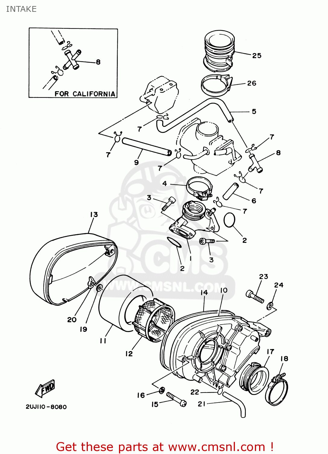 9017505014 Nut, Wing (7g0) Yamaha buy the 9017505014 at CMSNL