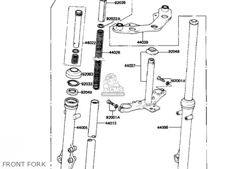 Kawasaki 1982 Ar50-a1 parts list partsmanual partsfiche