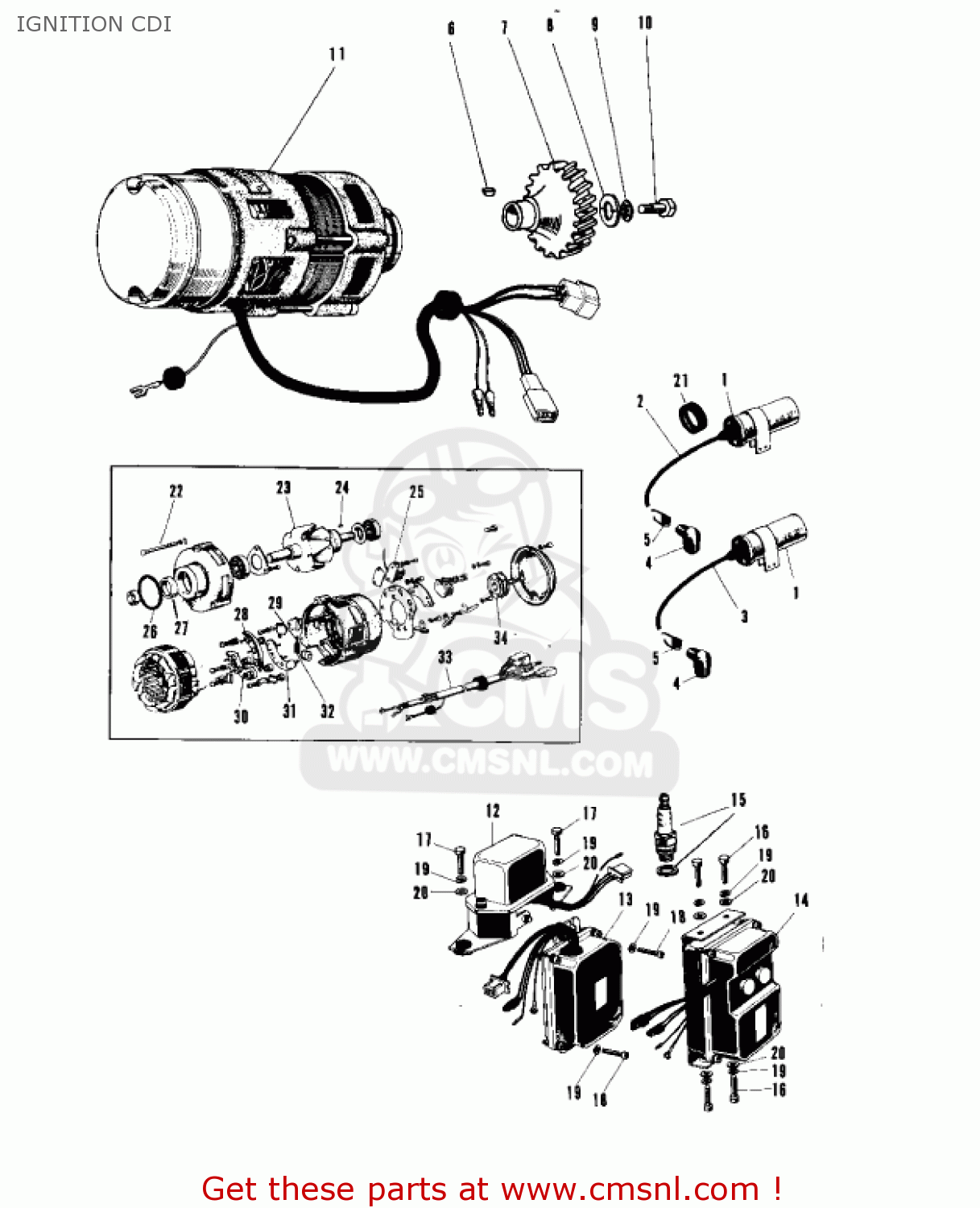 IGNITION CDI A1 SAMURAI 1966 EUROPE USA