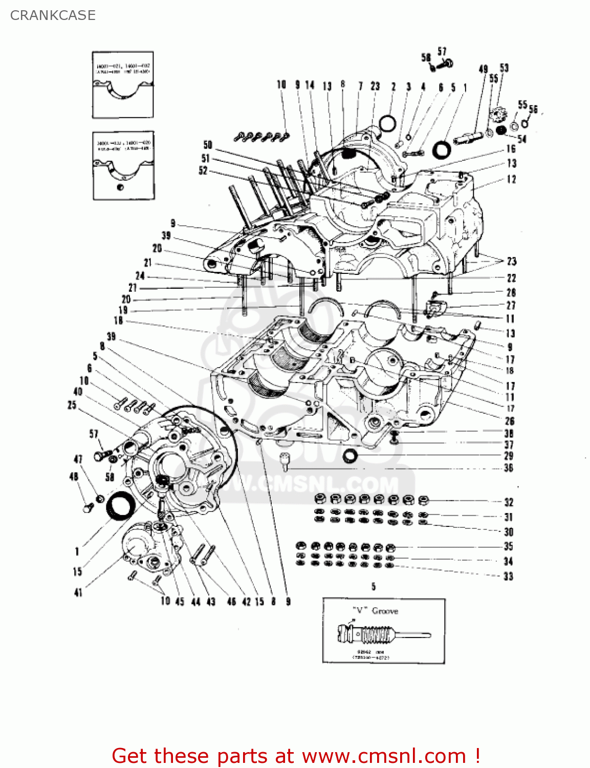 CRANKCASE A1 SAMURAI 1966 EUROPE USA