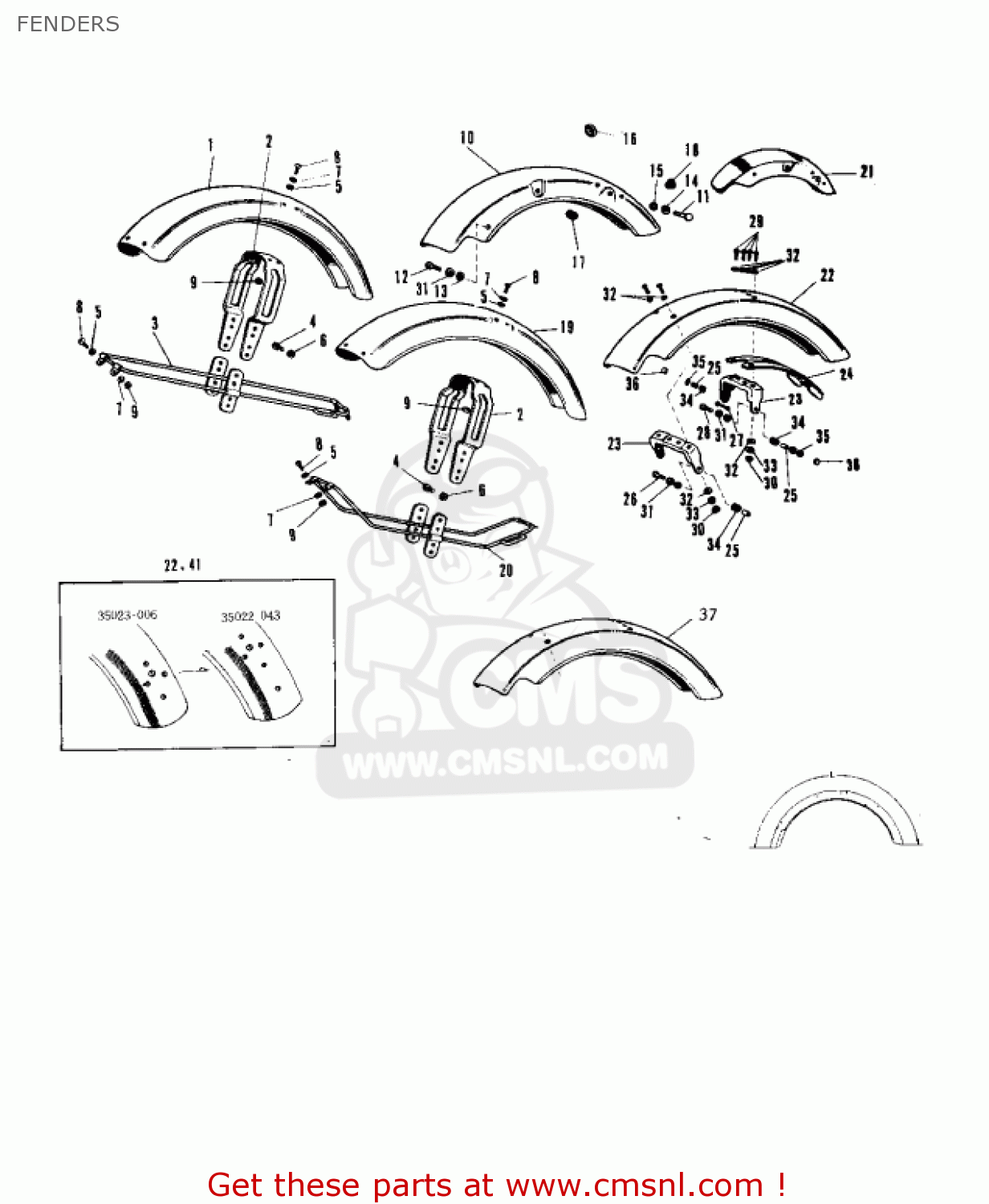 FENDERS A1 SAMURAI 1967 EUROPE USA