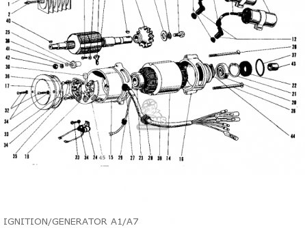IGNITION/GENERATOR A1/A7 - A1 SAMURAI 1967 EUROPE USA
