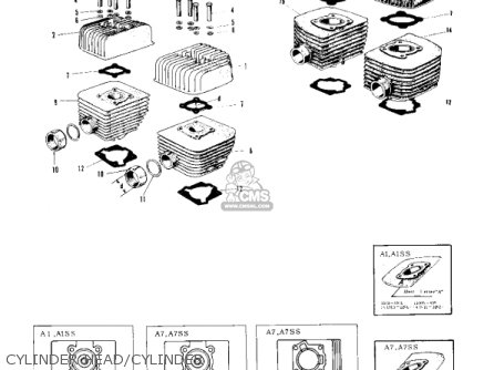CYLINDER HEAD/CYLINDER - A1 SAMURAI 1968 EUROPE USA