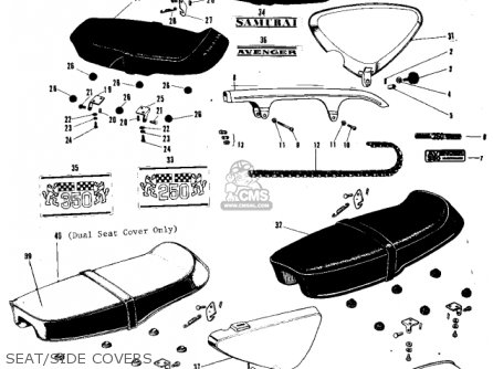 SEAT/SIDE COVERS - A1 SAMURAI 1969 EUROPE USA
