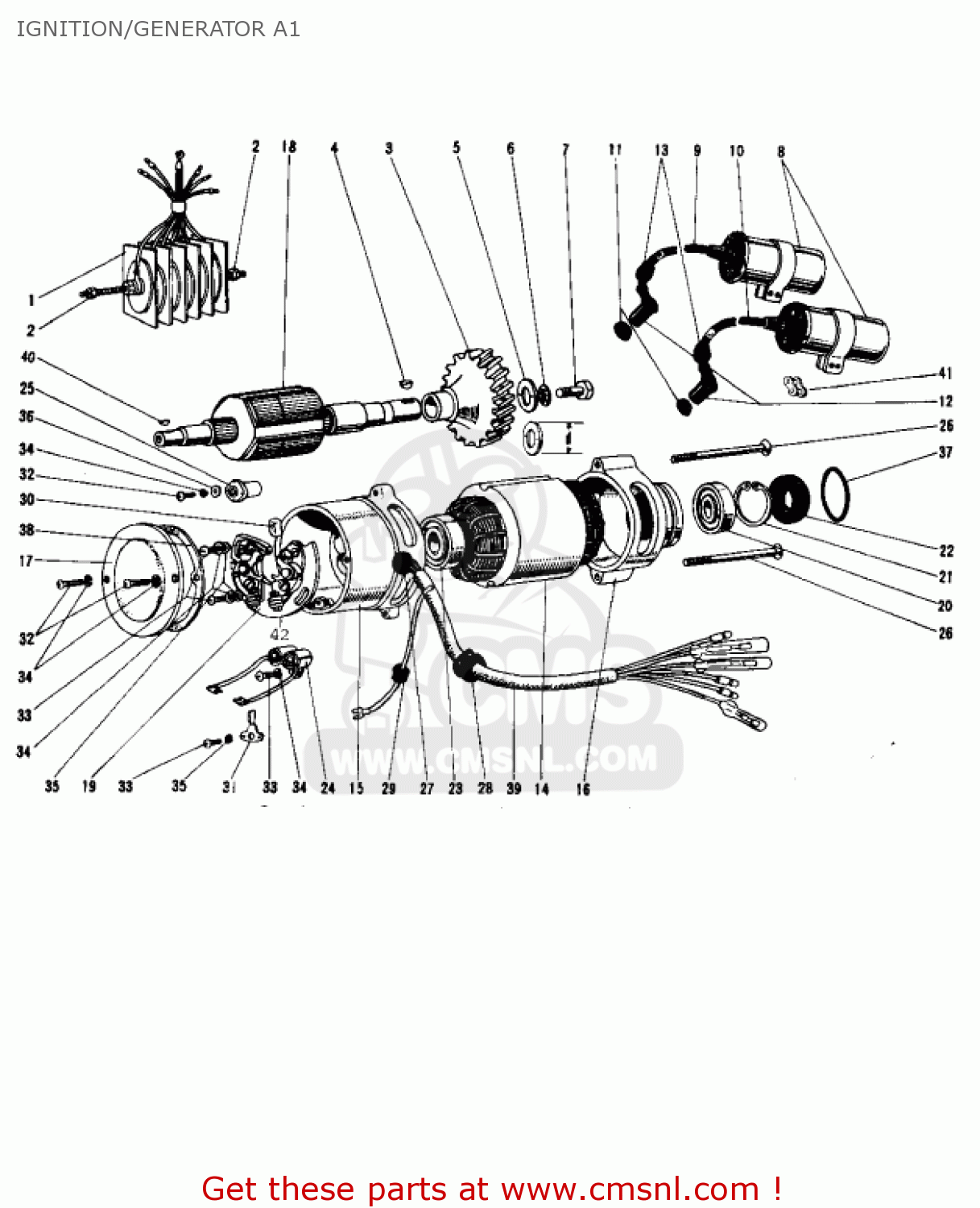 IGNITION/GENERATOR A1 A1B SAMURAI 1971 EUROPE USA