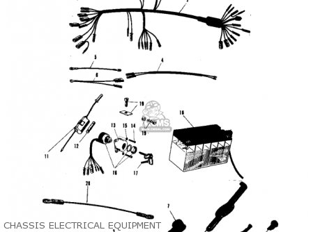 CHASSIS ELECTRICAL EQUIPMENT - A1B SAMURAI 1971 EUROPE USA