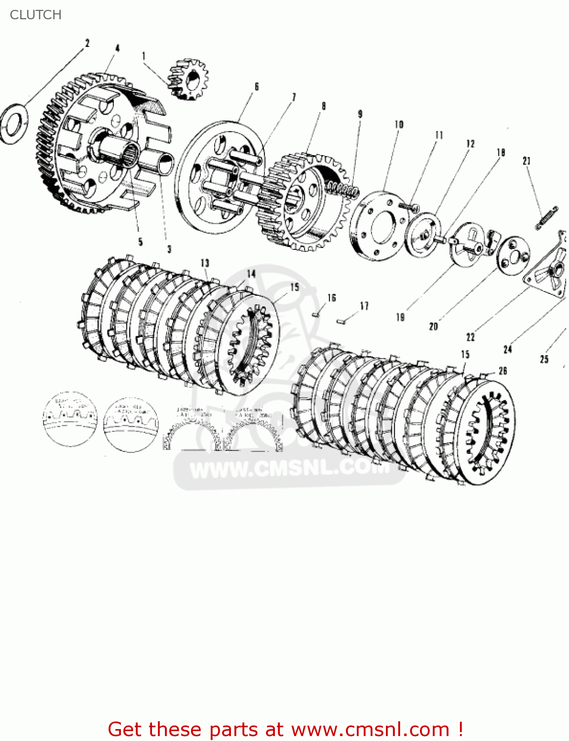 CLUTCH A1SS SAMURAI 1968 EUROPE USA
