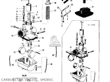 CARBURETOR VM22SC, VM28SC - A1SS SAMURAI 1969 EUROPE USA