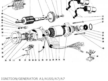 IGNITION/GENERATOR A1/A1SS/A7/A7 - A1SSA SAMURAI 1970 EUROPE USA