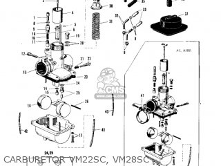 CARBURETOR VM22SC, VM28SC - A1SSB SAMURAI 1971 EUROPE USA
