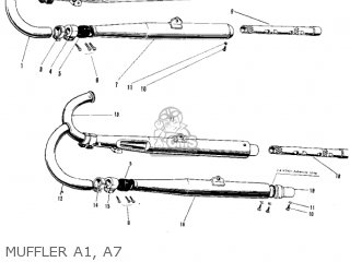 MUFFLER A1, A7 - A7 AVENGER 1969 USA
