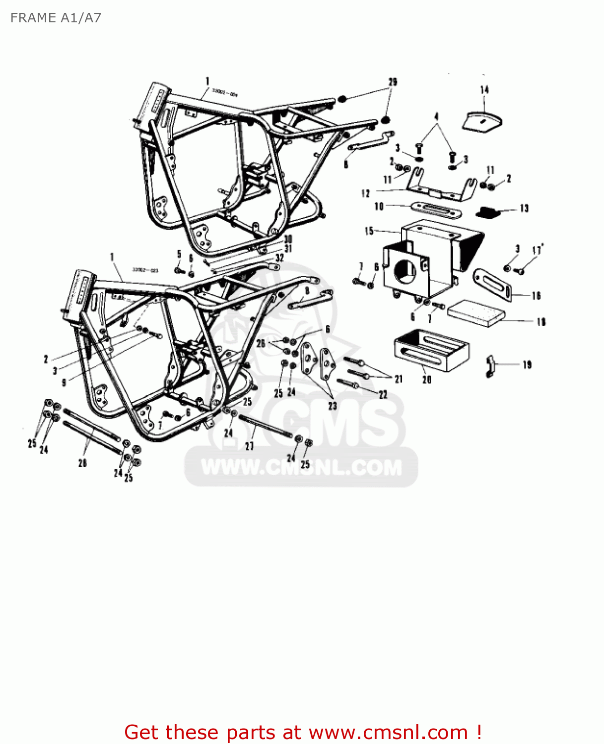 FRAME A1/A7 A7A AVENGER 1970 USA