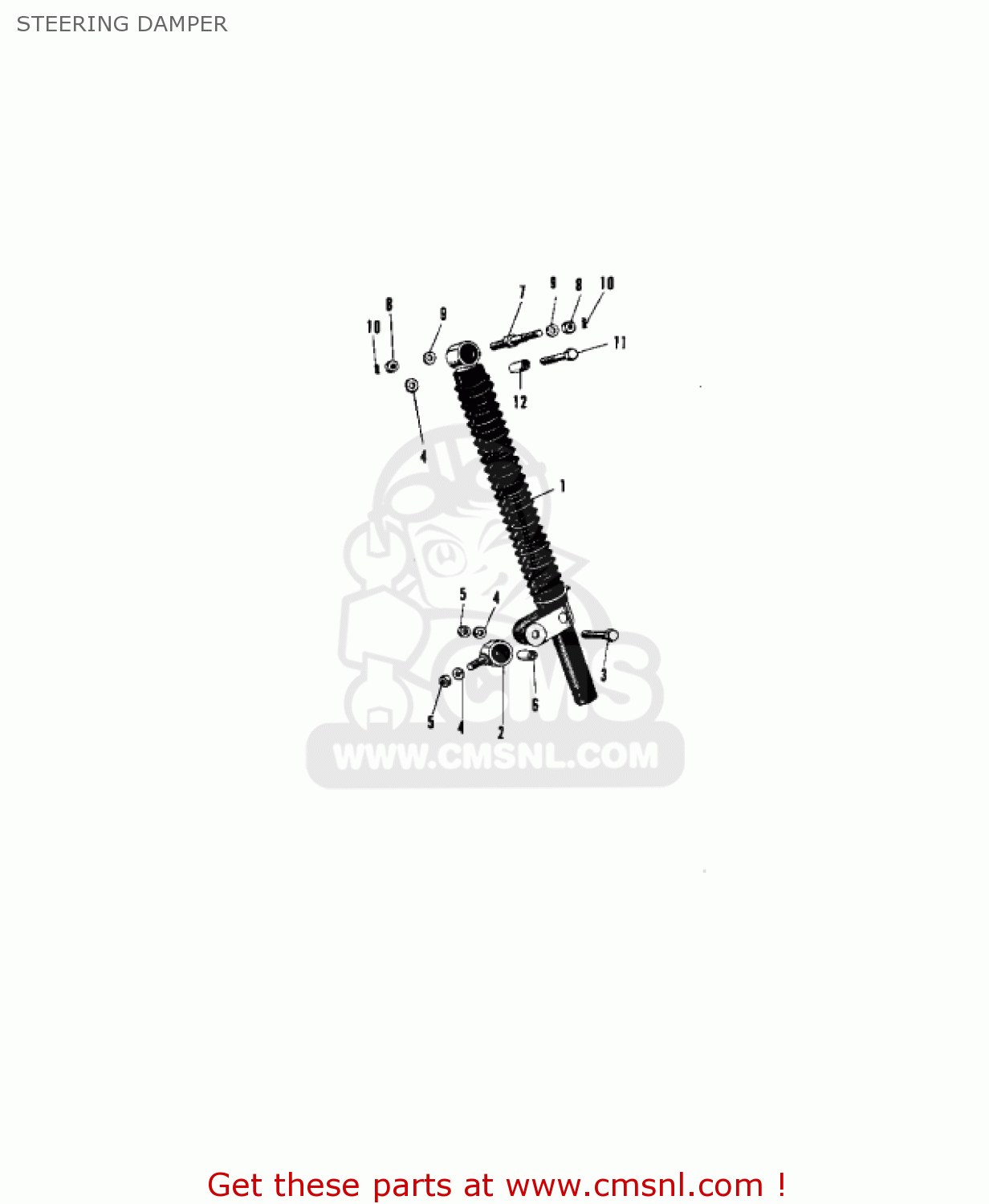 STEERING DAMPER A7B AVENGER 1971 USA