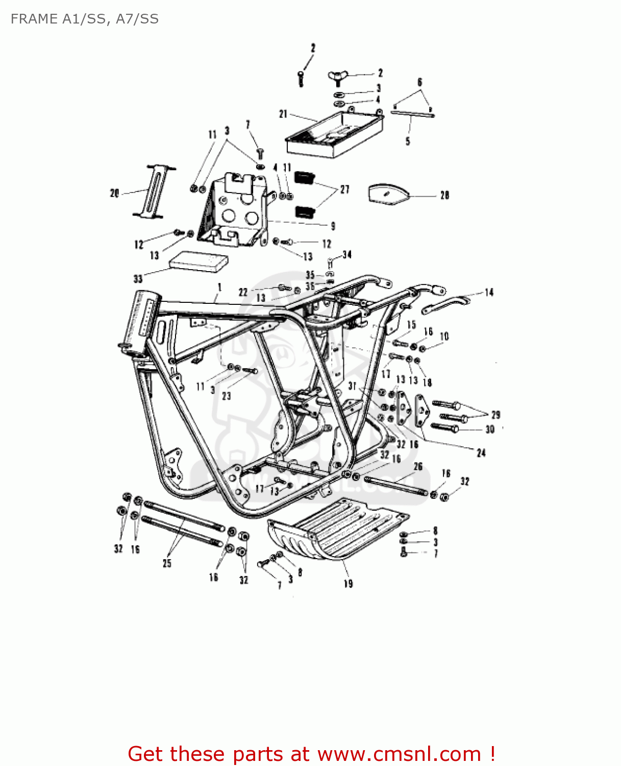 FRAME A1/SS, A7/SS A7SS AVENGER 1968 USA