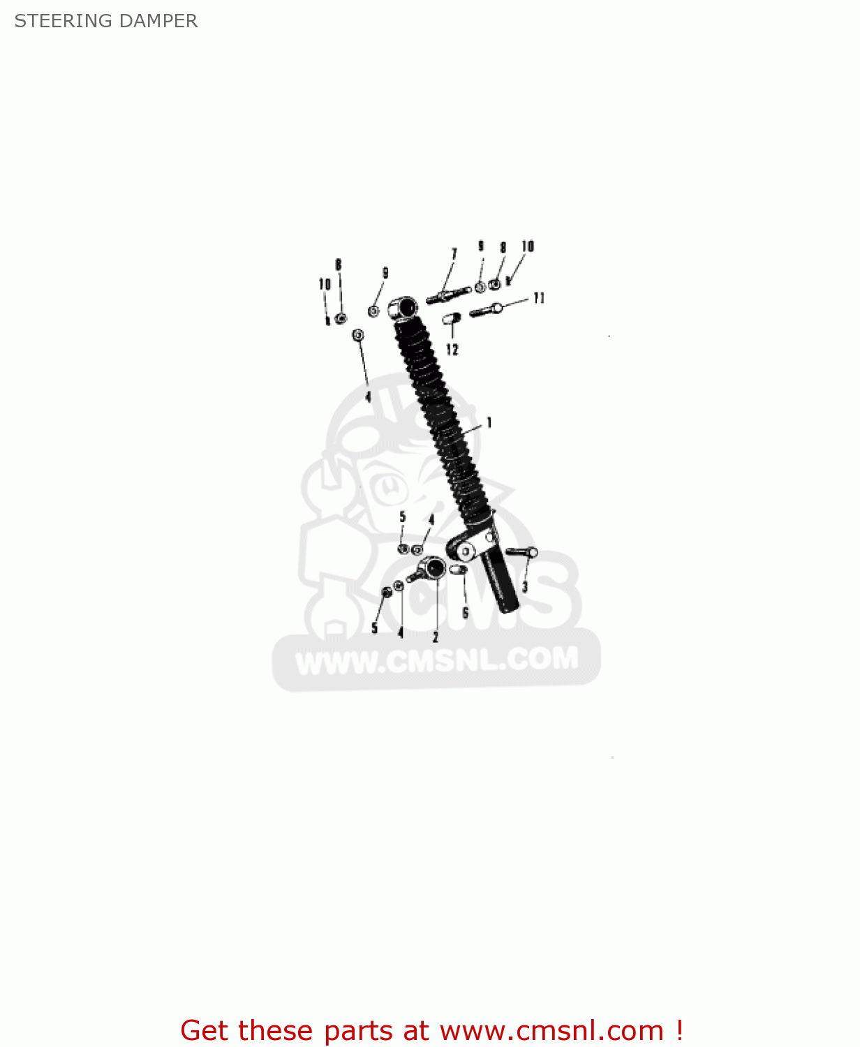 STEERING DAMPER A7SS AVENGER 1968 USA