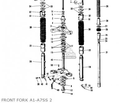 FRONT FORK A1-A7SS 2 - A7SS AVENGER 1968 USA