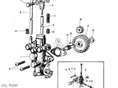 OIL PUMP - A7SS AVENGER 1969 USA