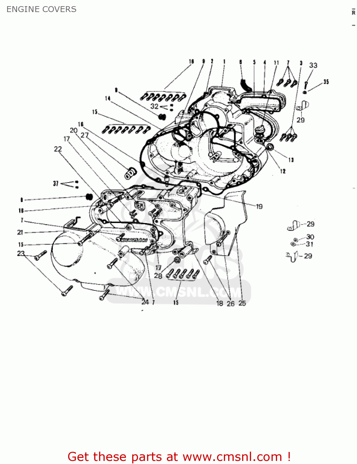 ENGINE COVERS A7SSA AVENGER 1970 USA