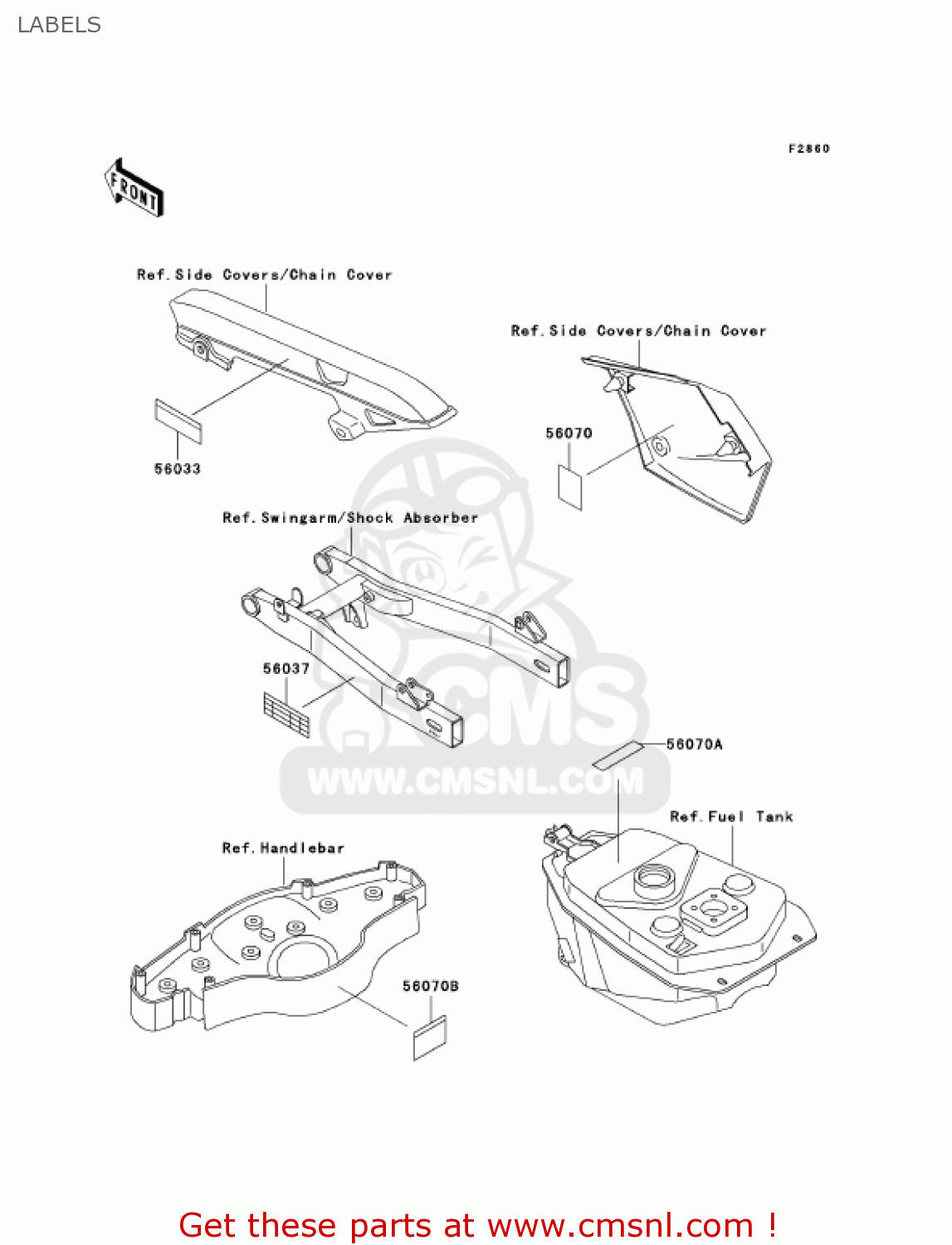 LABELS AN110C6 KAZER 2001 CANADA