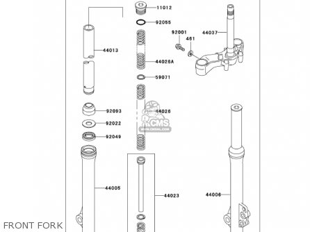 FRONT FORK - AN110C6 KAZER 2001 CANADA