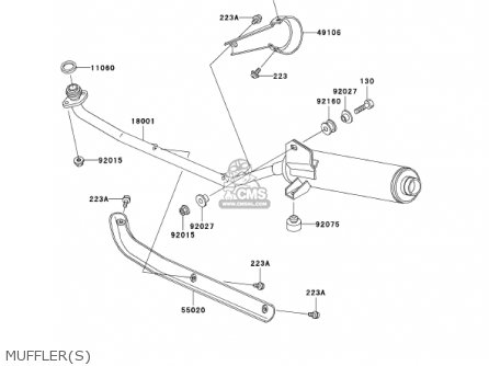 MUFFLER(S) - AN110C6 KAZER 2001 CANADA