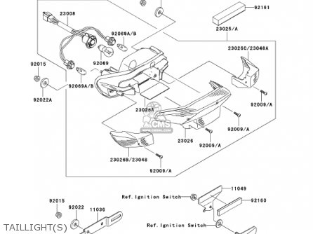 TAILLIGHT(S) - AN110C6 KAZER 2001 CANADA