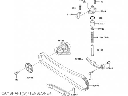 CAMSHAFT(S)/TENSIONER - AN110C6 KAZER 2001 CANADA