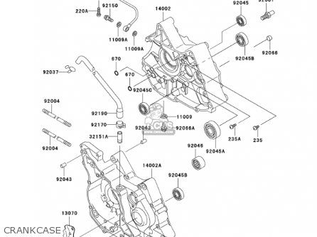 CRANKCASE - AN110C6 KAZER 2001 CANADA