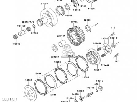 CLUTCH - AN110C6 KAZER 2001 CANADA