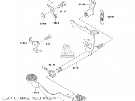 GEAR CHANGE MECHANISM - AN110C6 KAZER 2001 CANADA
