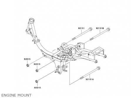 ENGINE MOUNT - AN110C6 KAZER 2001 CANADA