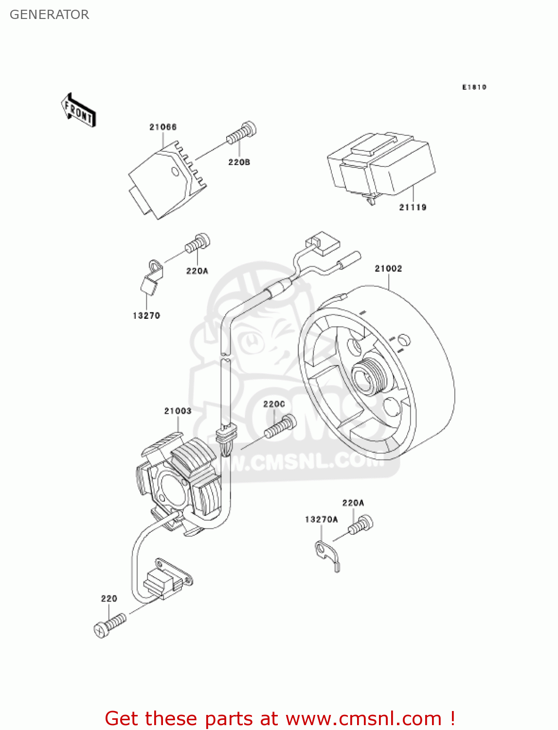 GENERATOR AN110C7 KAZER 2002 CANADA