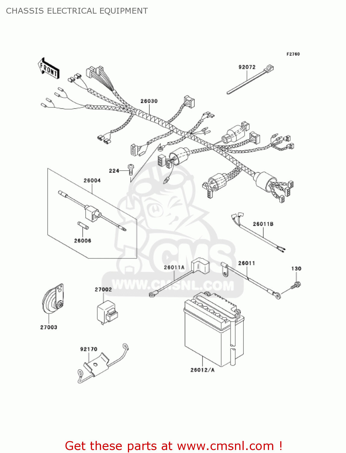 CHASSIS ELECTRICAL EQUIPMENT AN110C7 KAZER 2002 CANADA