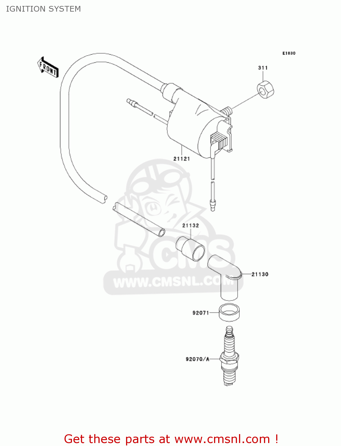IGNITION SYSTEM AN110C7 KAZER 2002 CANADA