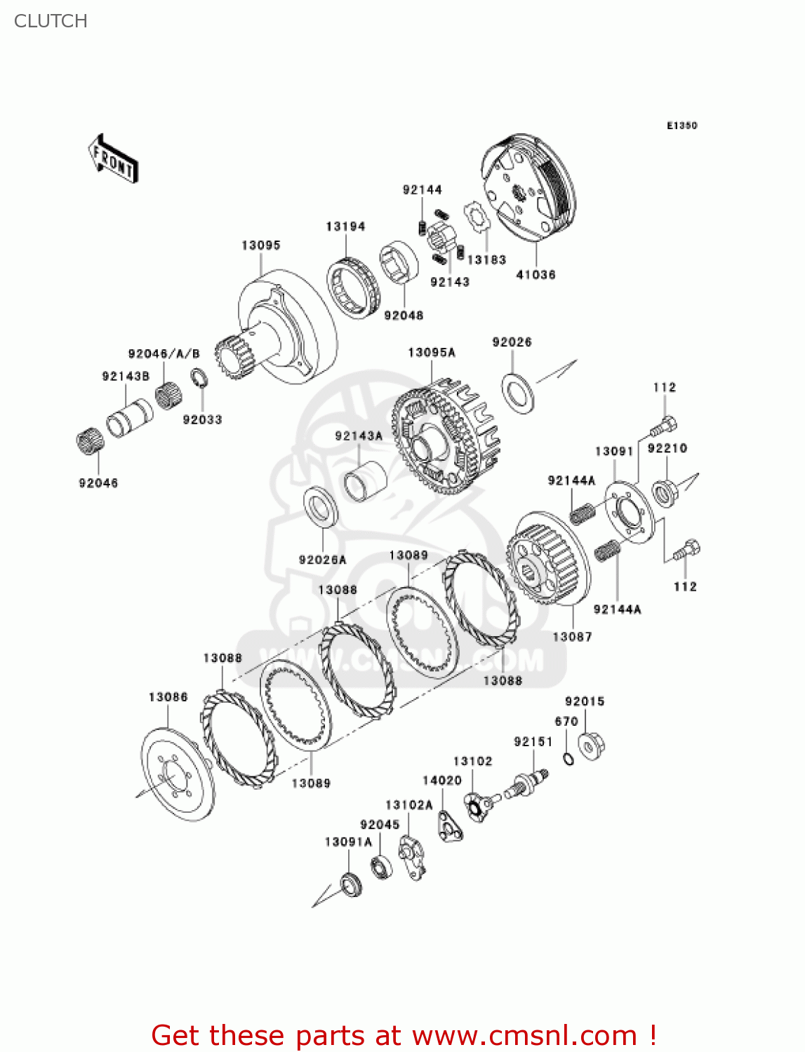 CLUTCH AN110C7 KAZER 2002 CANADA