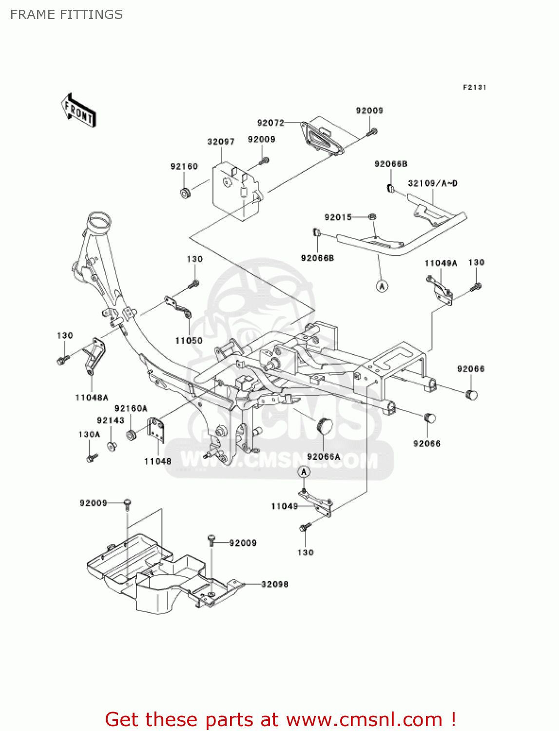 FRAME FITTINGS AN110C7 KAZER 2002 CANADA