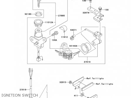 IGNITION SWITCH - AN110C7 KAZER 2002 CANADA