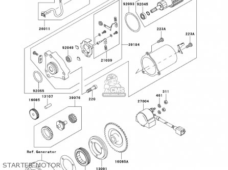 STARTER MOTOR - AN110C7 KAZER 2002 CANADA