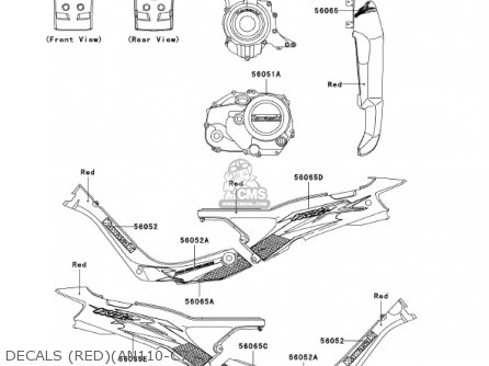 DECALS (RED)(AN110-C7) - AN110C7 KAZER 2002 CANADA