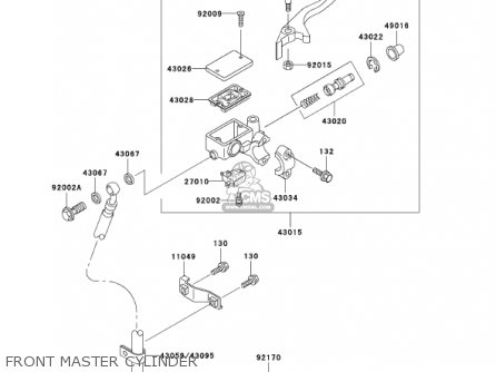 FRONT MASTER CYLINDER - AN110C7 KAZER 2002 CANADA