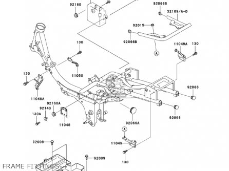 FRAME FITTINGS - AN110C7 KAZER 2002 CANADA