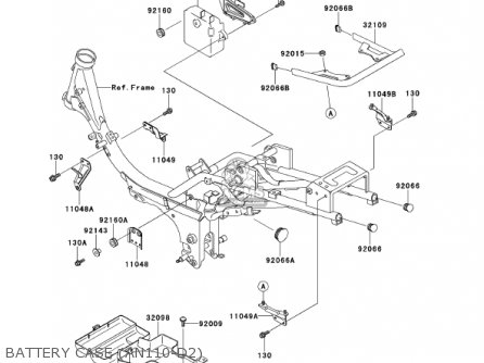Kawasaki AN110D2 KAZER 2000 CANADA parts lists and schematics