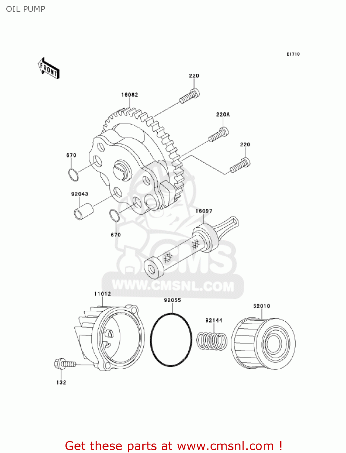 OIL PUMP AN110D2 KAZER 2000 CANADA