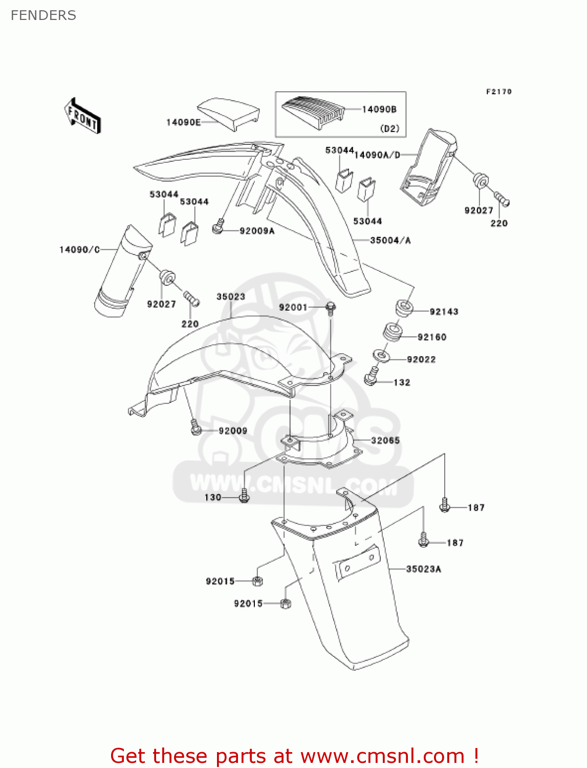 FENDERS AN110D2 KAZER 2000 CANADA