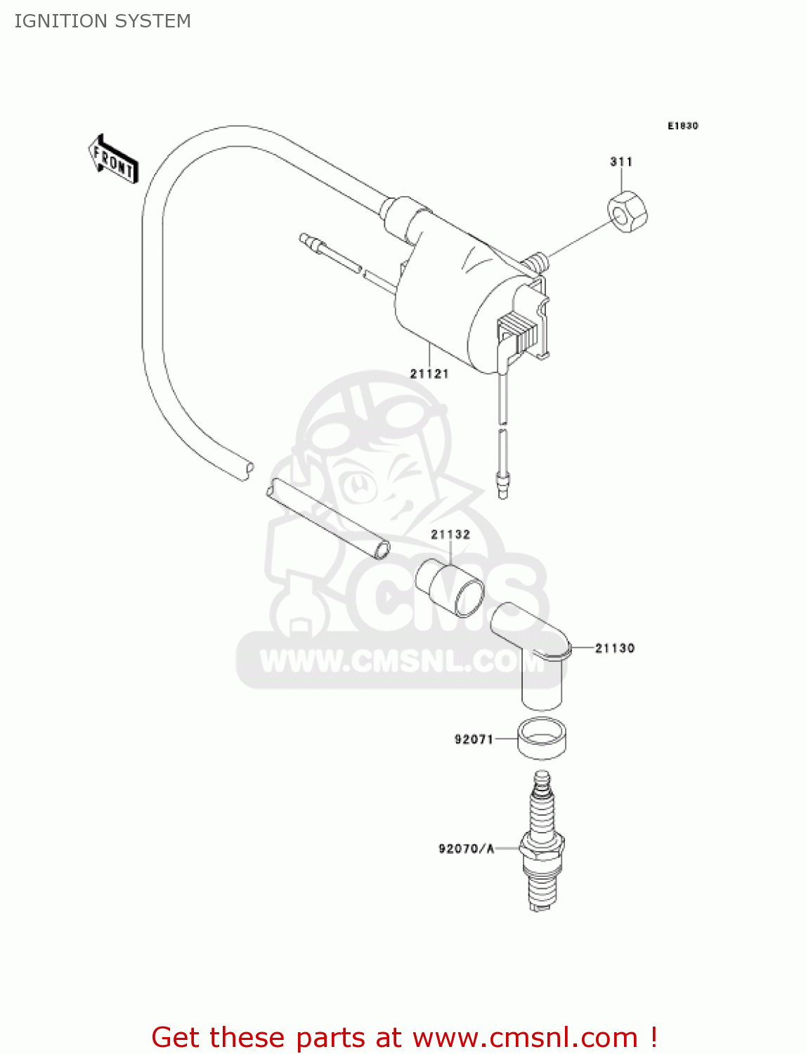 IGNITION SYSTEM AN110D2 KAZER 2000 CANADA