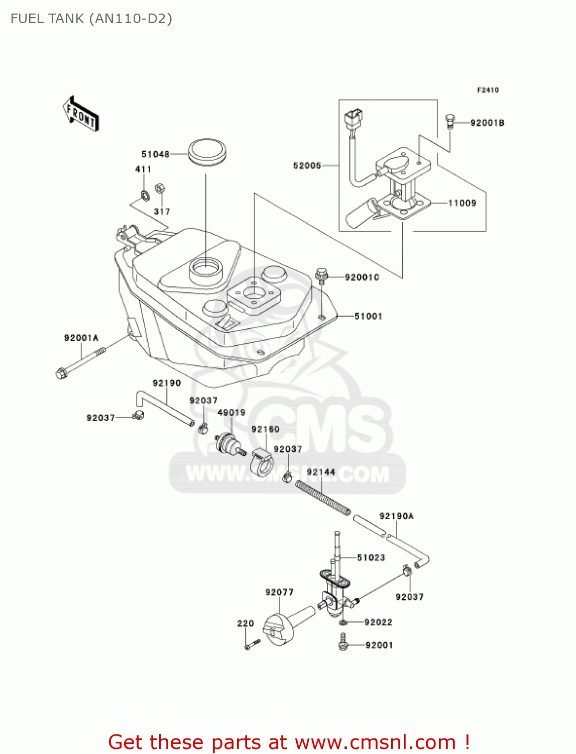 FUEL TANK (AN110-D2) AN110D2 KAZER 2000 CANADA