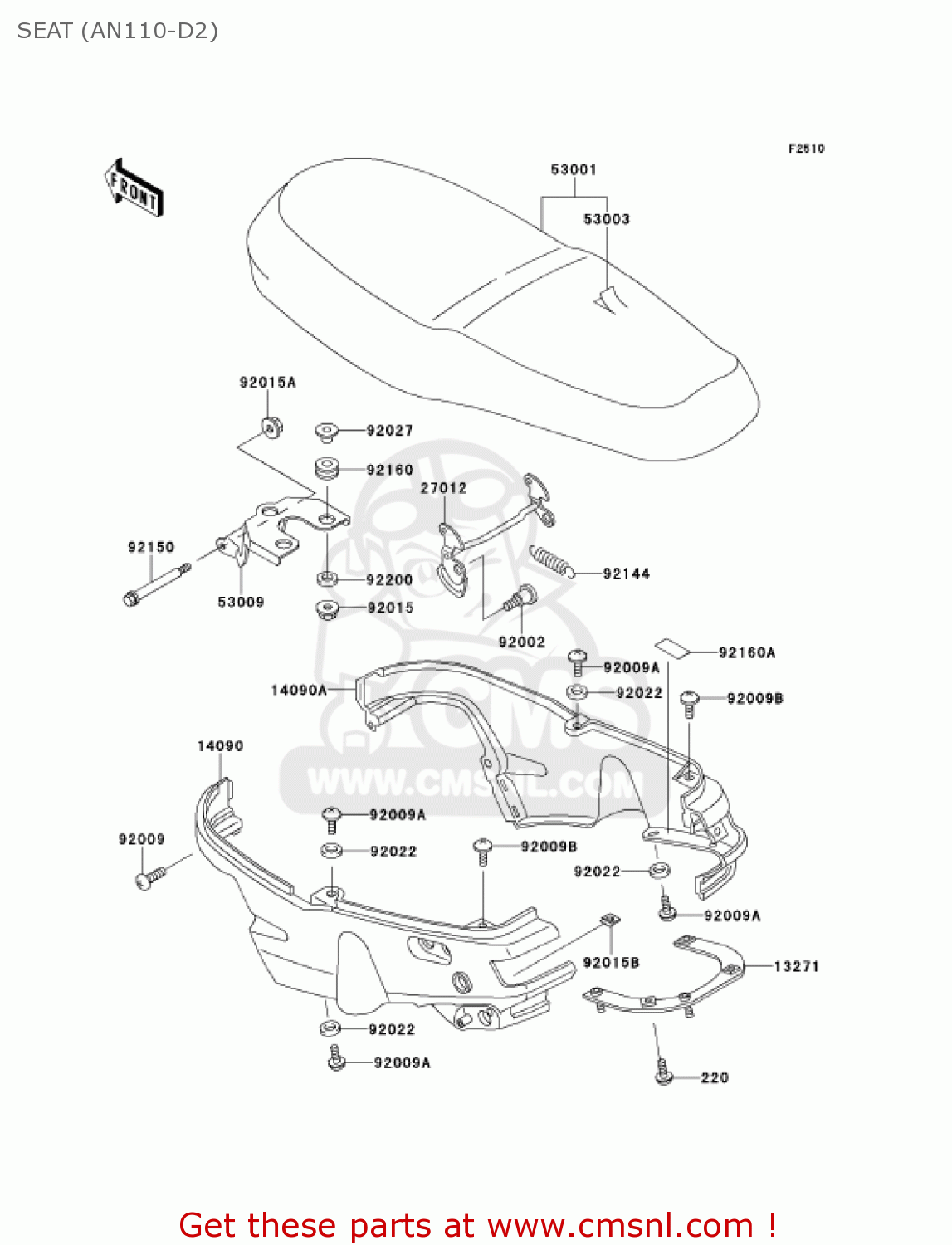 SEAT (AN110-D2) AN110D2 KAZER 2000 CANADA